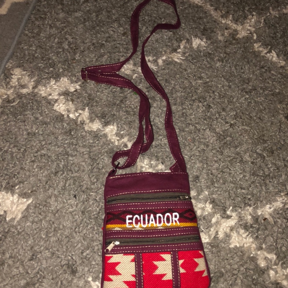 Small homemade shoulder bag from Ecuador
